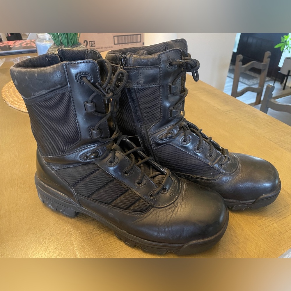 Bates Men’s Tactical Sport Durable Leather:Nylon Black Boots 11 1/2  #00261